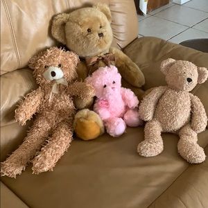 Assorted Stuffed Teddy Bears